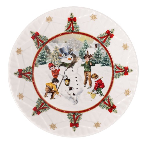 Villeroy & Boch Toy’s Fantasy miseczka Bałwan i Dzieci 25 cm 430 ml – widok produktowy