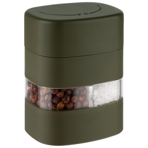 Młynek do soli pieprzu 2 w 1 oliwkowy