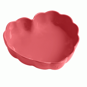 Emile Henry różana forma do wypieku tarty ciasta serce