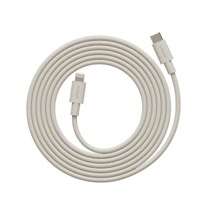 Avolt Kabel 1 USB C do ładowania Lightning (MFi) 2 m - beżowy