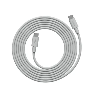 Avolt Kabel 1 USB C do ładowania USB C 2 m - szary