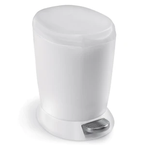 Simplehuman kosz na śmieci pedałowy 6 l biały