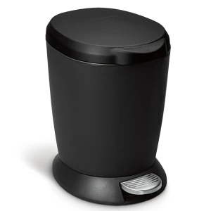 Simplehuman kosz na śmieci pedałowy 6 l czarny
