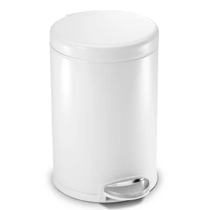 Simplehuman kosz na śmieci pedałowy 4,5 l biały