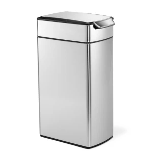 Simplehuman kosz na śmieci z panelem dotykowym 40 l szczotkowana stal