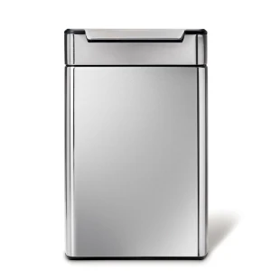 Simplehuman kosz na śmieci z panelem dotykowym 48 l szczotkowana stal