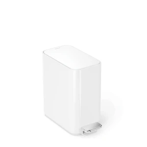 Simplehuman kosz na śmieci pedałowy 5 l biały