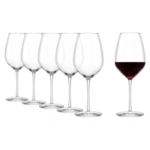 Stolzle Lausitz Fino najlżejsze kieliszki do czerwonego wina Bordeaux 656 ml. 6 szt.