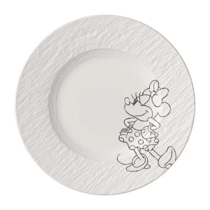Villeroy & Boch Manufacture Rock Blanc Myszka Mickey Talerz śniadaniowy deserowy 21 cm.