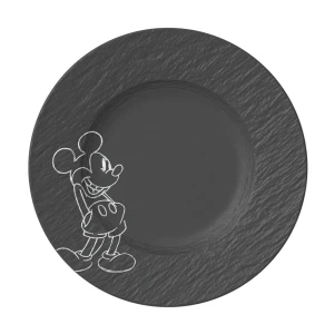 Villeroy & Boch Manufacture Rock Myszka Mickey Talerz śniadaniowy deserowy 21 cm.