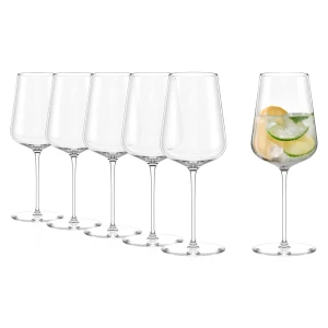 Stolzle Lausitz Starlight kieliszki uniwersalne do czerwonego białego wina 543 ml. 6 szt