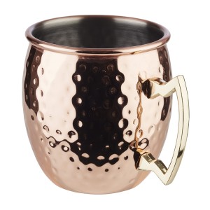 Kubek miedziany do drinków piwa Moscow Mule 550ml
