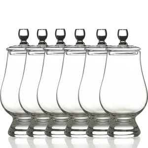 Oficjalna szklanka do whisky Glencairn Glass komplet degustacyjny 6szt z pokrywkami