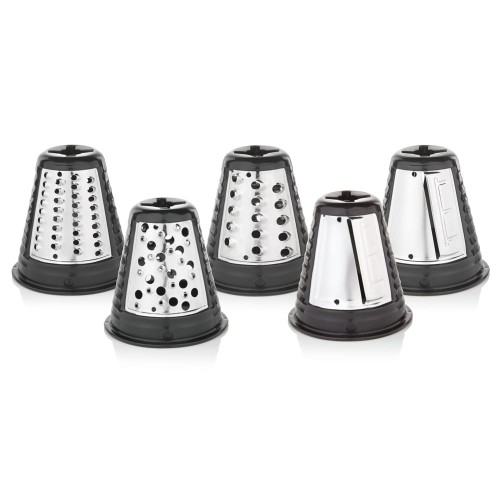 Elektryczna tarka posiada łatwo wymienialne ostrza.